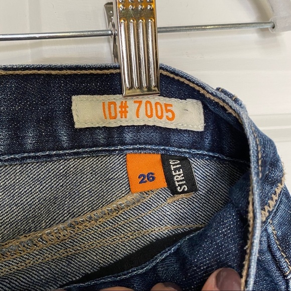 Tag+ Jeans ID# 7005 Straight Leg Jeans Size 26 Low Rise Y2K With Stretch - Picture 9 of 10